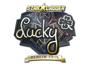 Sticker | Lucky (Gold) | Berlin 2019 image