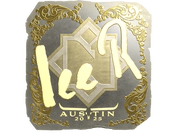 Sticker | 1eeR (Gold) | Austin 2025 image
