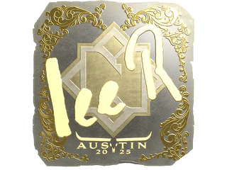 Sticker | 1eeR (Gold) | Austin 2025