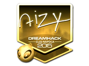 Sticker | aizy (Gold) | Cluj-Napoca 2015 image