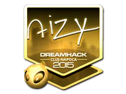 Sticker | aizy (Gold) | Cluj-Napoca 2015 image