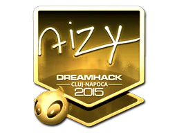 Sticker | aizy (Gold) | Cluj-Napoca 2015 image