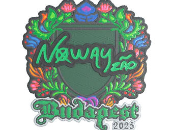 Sticker | noway (Embroidered) | Budapest 2025 image