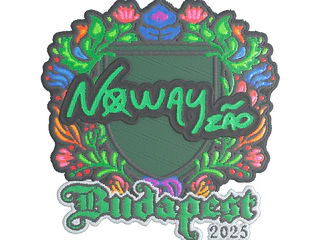Sticker | noway (Embroidered) | Budapest 2025