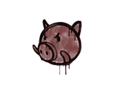 Sealed Graffiti | Piggles (Brick Red) image