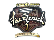 Sticker | facecrack (Gold) | Berlin 2019 image