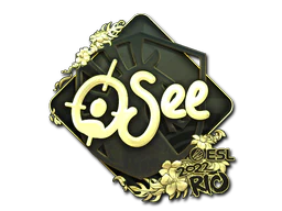 Sticker | oSee (Gold) | Rio 2022 image