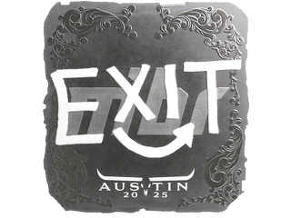 Sticker | exit (Foil) | Austin 2025