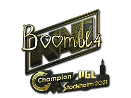 Sticker | Boombl4 (Gold) | Stockholm 2021 image