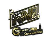 Sticker | Boombl4 (Gold) | Stockholm 2021 image