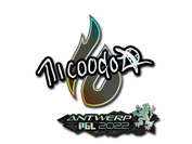 Sticker | nicoodoz (Glitter) | Antwerp 2022 image