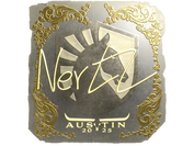 Sticker | NertZ (Gold) | Austin 2025 image