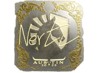 Sticker | NertZ (Gold) | Austin 2025 image