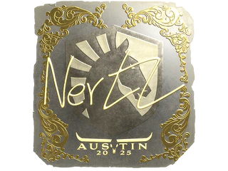 Sticker | NertZ (Gold) | Austin 2025