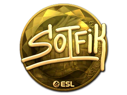 Sticker | S0tF1k (Gold) | Katowice 2019 image