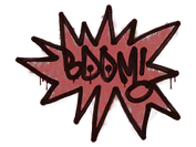 Sealed Graffiti | BOOM (Blood Red) image