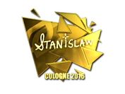Sticker | stanislaw (Gold) | Cologne 2016 image