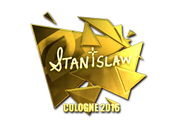 Sticker | stanislaw (Gold) | Cologne 2016 image