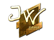 Sticker | JW (Gold) | Boston 2018 image