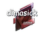 Sticker | dimasick (Foil) | Boston 2018 image