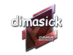 Sticker | dimasick (Foil) | Boston 2018 image