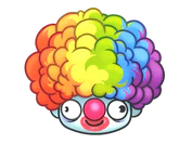 Sticker | Clown Wig image