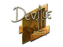 Sticker | device (Gold) | Boston 2018 image