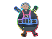 Sticker | Poorly Drawn Ava (Holo) image