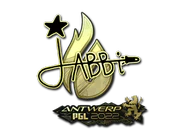 Sticker | jabbi (Gold) | Antwerp 2022 image