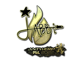 Sticker | jabbi (Gold) | Antwerp 2022 image