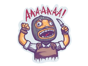 Sticker | Angry T image