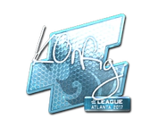 Sticker | k0nfig (Foil) | Atlanta 2017 image