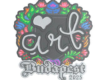Sticker | arT (Embroidered) | Budapest 2025 image