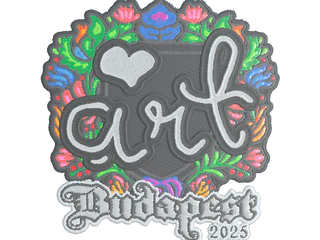 Sticker | arT (Embroidered) | Budapest 2025