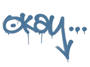 Sealed Graffiti | Okay (Monarch Blue) image