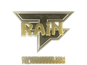 Sticker | rain (Gold) | Copenhagen 2024 image