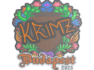 Sticker | KRIMZ (Embroidered) | Budapest 2025