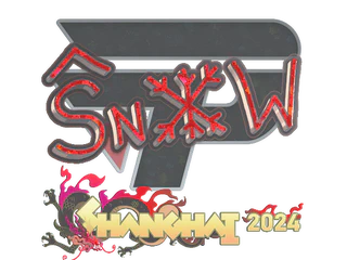 Sticker | snow (Glitter) | Shanghai 2024