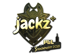 Sticker | JACKZ (Gold) | Stockholm 2021 image