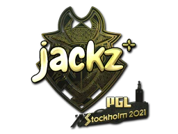 Sticker | JACKZ (Gold) | Stockholm 2021 image