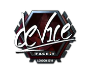 Sticker | device (Foil) | London 2018 image