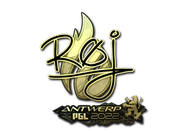 Sticker | roeJ (Gold) | Antwerp 2022 image