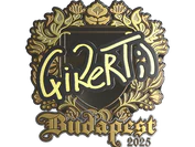 Sticker | qikert (Gold) | Budapest 2025 image