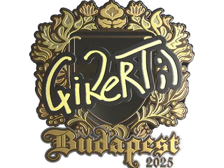 Sticker | qikert (Gold) | Budapest 2025