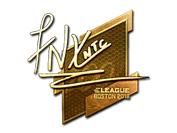 Sticker | fnx (Gold) | Boston 2018 image