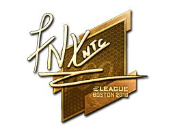 Sticker | fnx (Gold) | Boston 2018 image