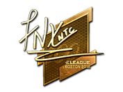 Sticker | fnx (Gold) | Boston 2018 image