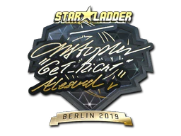 Sticker | GeT_RiGhT (Gold) | Berlin 2019 image