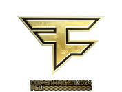 Sticker | FaZe Clan (Gold) | Copenhagen 2024 image