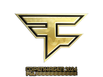 Sticker | FaZe Clan (Gold) | Copenhagen 2024 image
